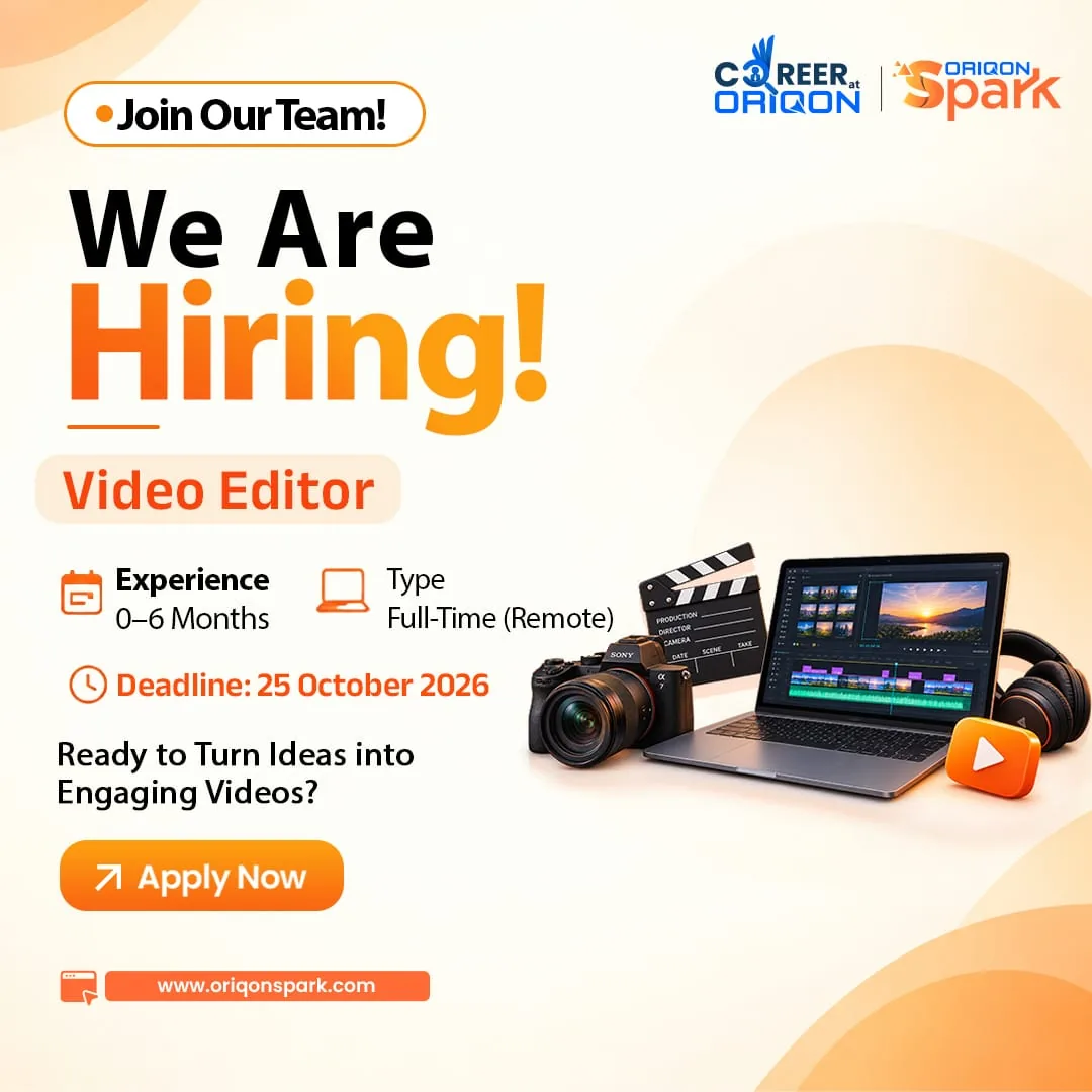 VIDEO EDITOR INTERN Poster