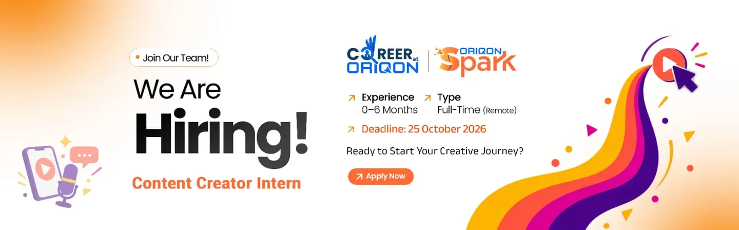 CONTENT CREATOR INTERN Hiring Banner